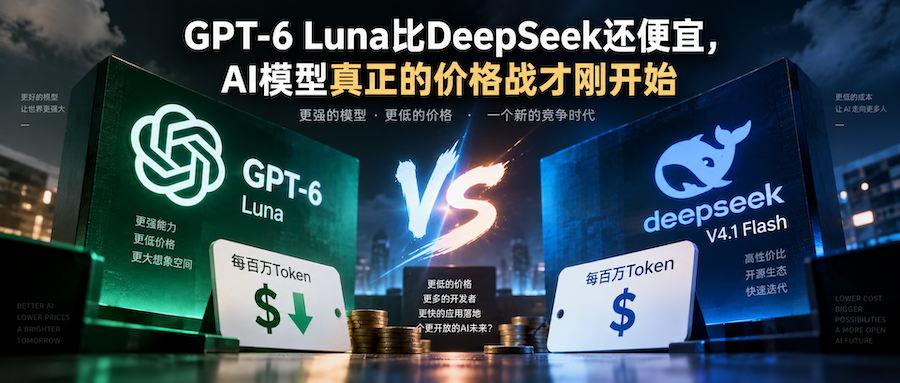 GPT-6 Luna比DeepSeek还便宜，AI模型真正的价格战才刚开始