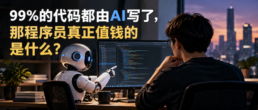 99%的代码都由AI写了，那程序员真正值钱的是什么？